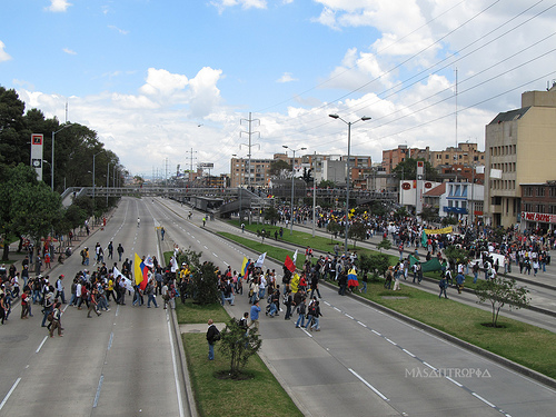 Foto Marcha Universidad Nacional de Colombia
